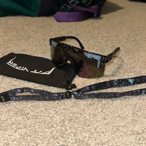 Pit viper shades polarized with strap